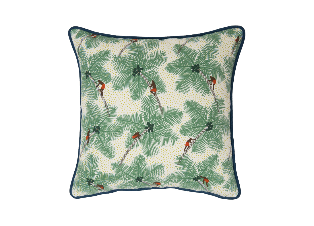 Coconut Palm Pickers Cushion